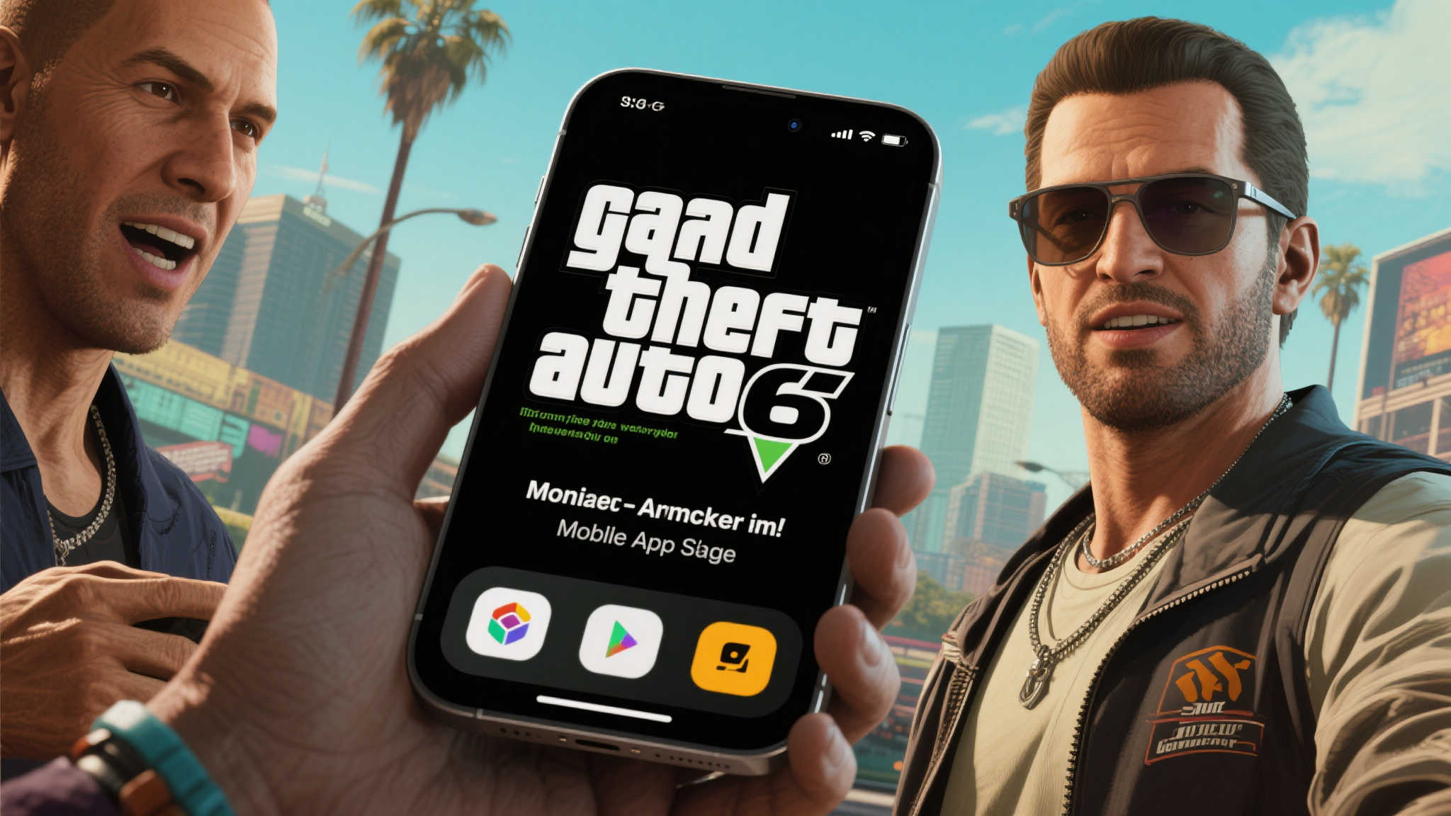 《GTA6》移动端揭秘：颠覆传统玩法的里程碑！