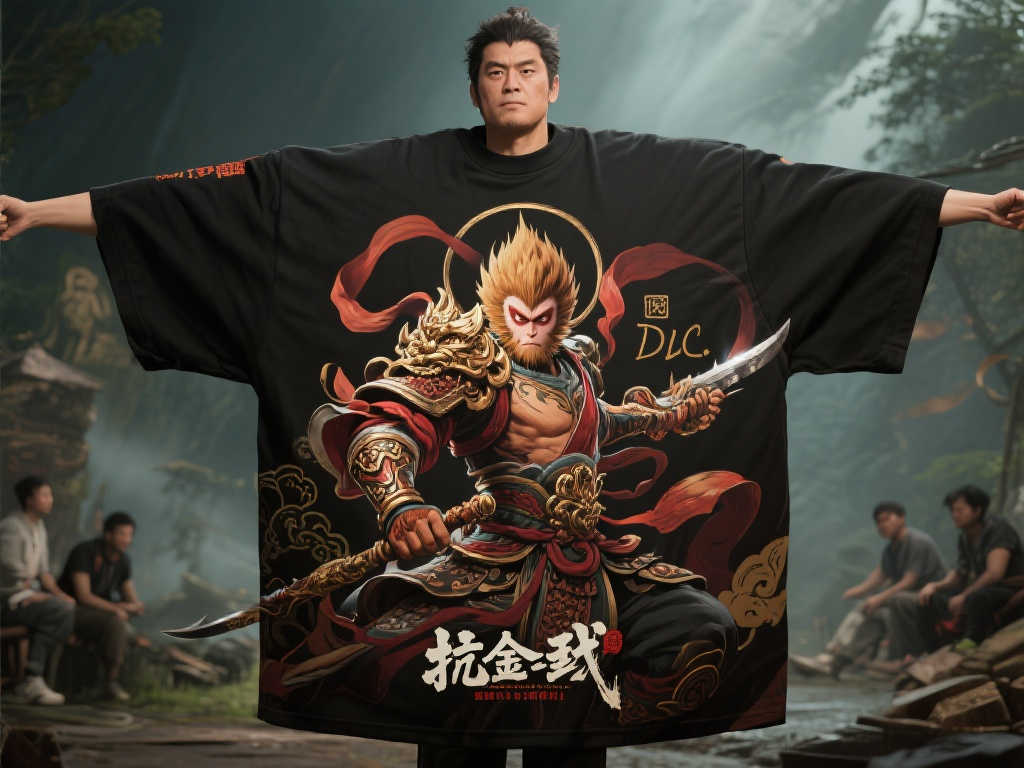 《黑神话：悟空》杨奇谈DLC进展，曝光巨型亢金星君T恤！